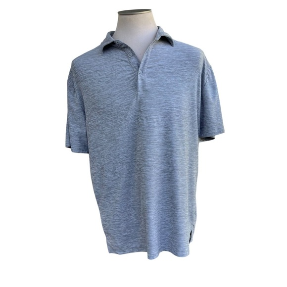 Lakota Men’s Heather Gray Performance Polo - Size Large - Picture 1 of 8